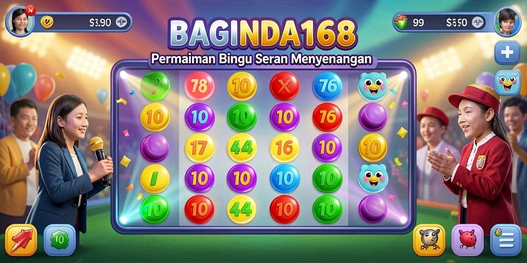 Tampilan gameplay seru di aplikasi Bingo BAGINDA168.