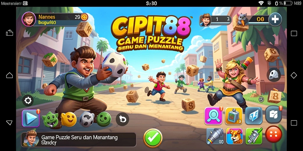 Tampilan gameplay seru di CIPIT88 dengan berbagai teka-teki menantang.