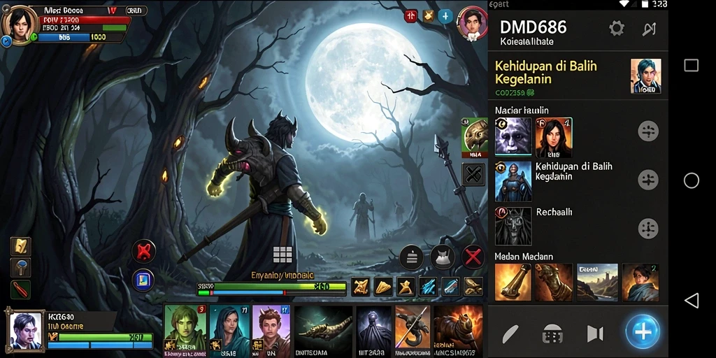 Gameplay DMD686 yang menegangkan dengan suasana Horror yang nyata.