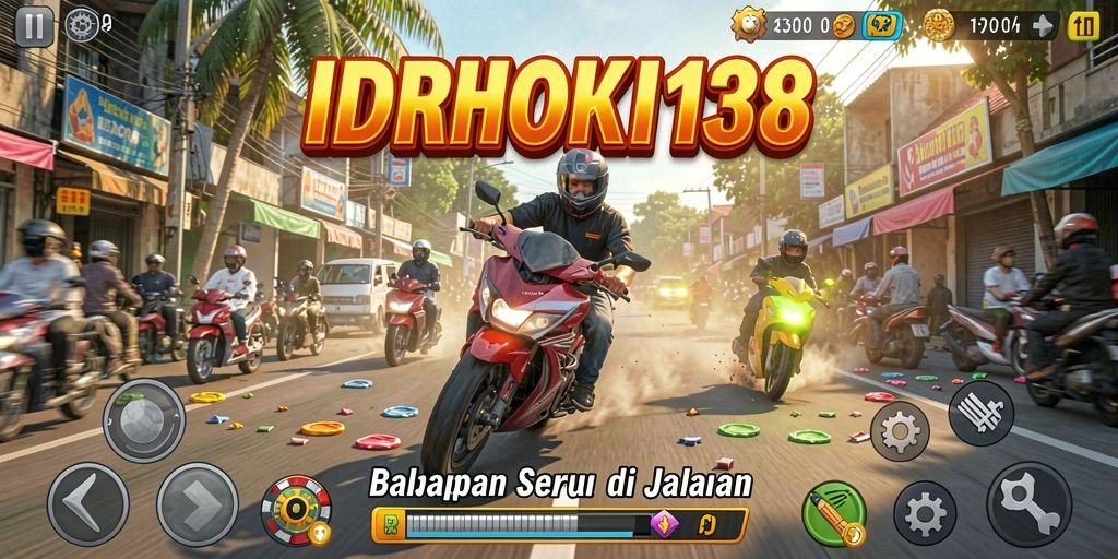 Gameplay balap yang mendebarkan dalam IDRHOKI138.
