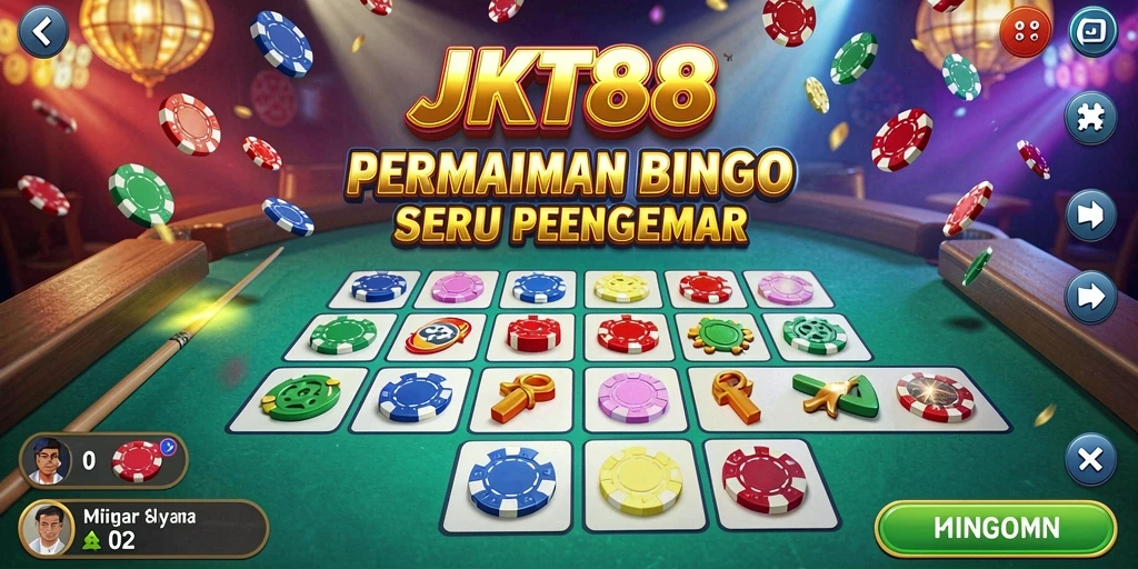 Tampilan gameplay Bingo yang menarik di JKT88.