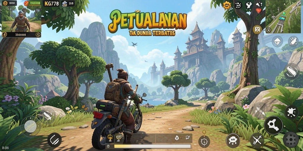 Gameplay menakjubkan di dunia terbuka KG778, penuh petualangan.