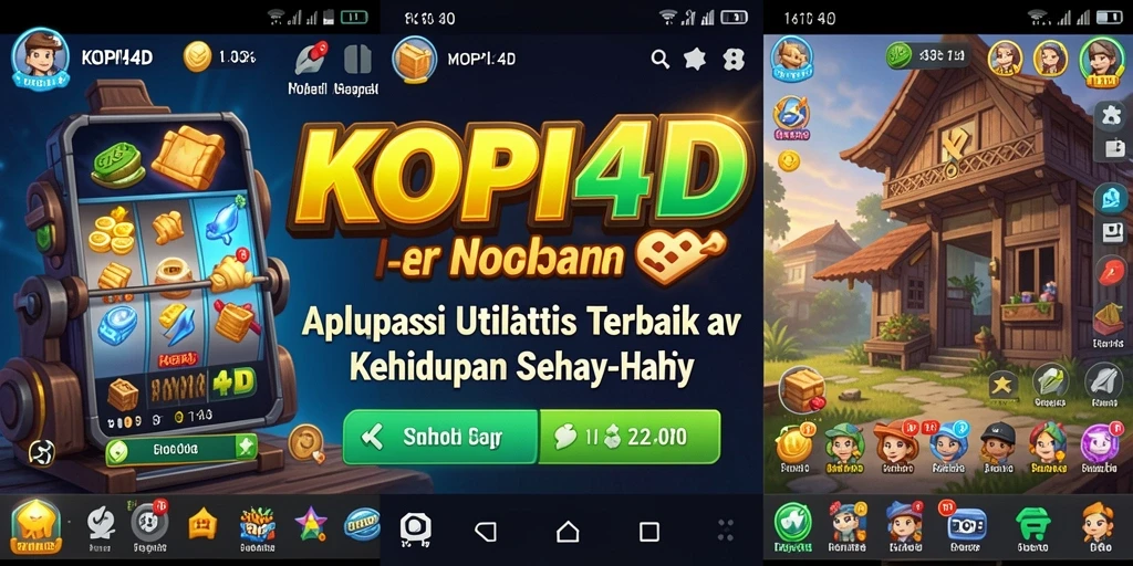 Tampilan antarmuka KOPI4D yang bergaya modern dan fungsional.