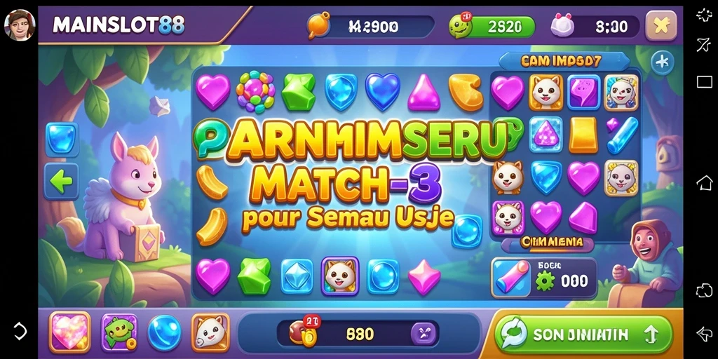 Tampilan gameplay menakjubkan dari MAINSLOT88 yang penuh warna.