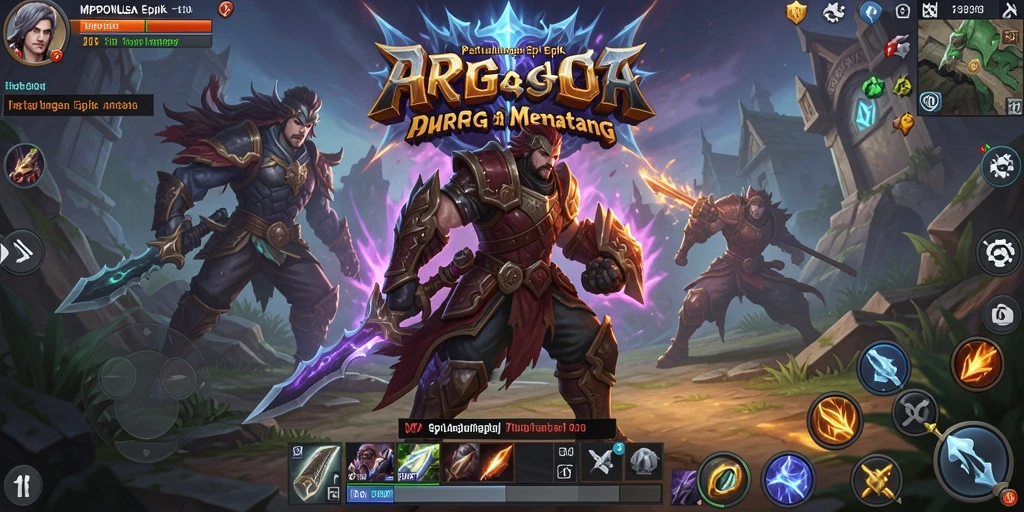 Tampilan gameplay MPONUSA yang seru dan penuh aksi.