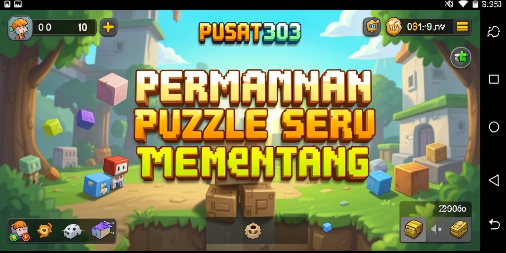 Tampilan gameplay PUSAT303 dengan teka-teki yang menantang.