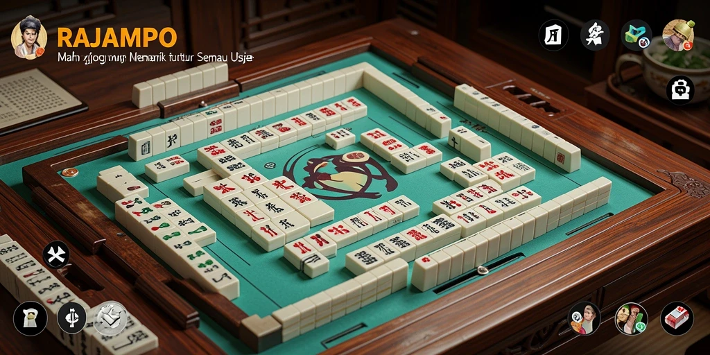 Tampilan gameplay menegangkan dalam RAJAMPO yang menawan.