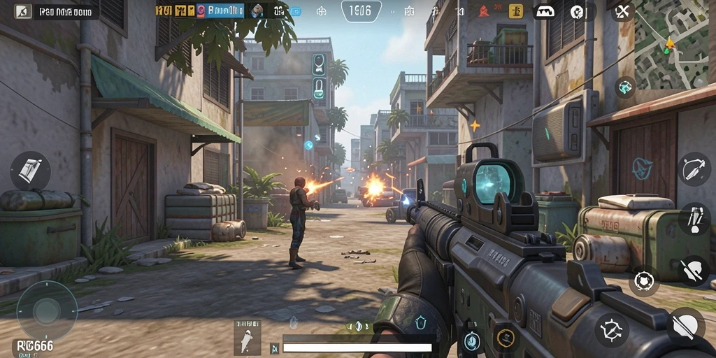 Tampilan gameplay RR666 yang mendebarkan dan menarik.
