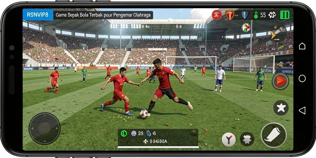 Tampilkan aksi seru bermain sepak bola di RSNVIP8.
