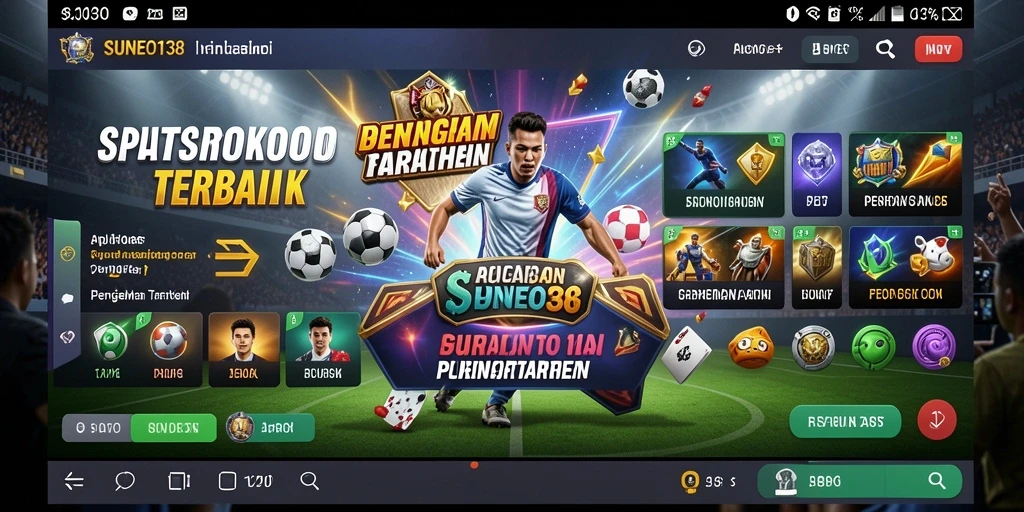 Tampilan screenshot SUNEO138 yang menampilkan pengalaman taruhan olahraga yang seru.